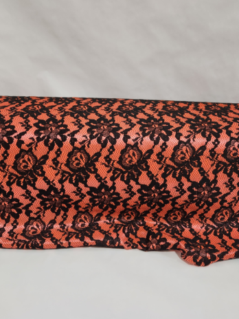 Neon Orange Lace