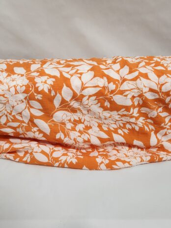 Orange and White Crinkle