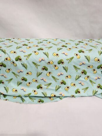 Avocado double-brushed knit