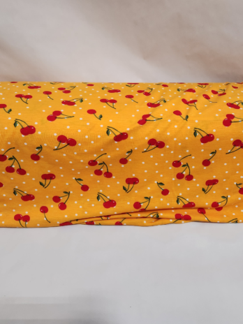 Red Cherry French Terry
