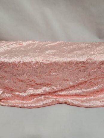 Bubblegum Pink Crushed Velvet